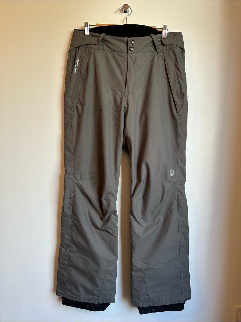Rossignol Performance Men's Ski Snowboard Pants Khaki Gray US L
